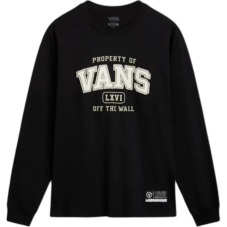 Vans Property Of Langarmshirt T Shirt Unisex Black