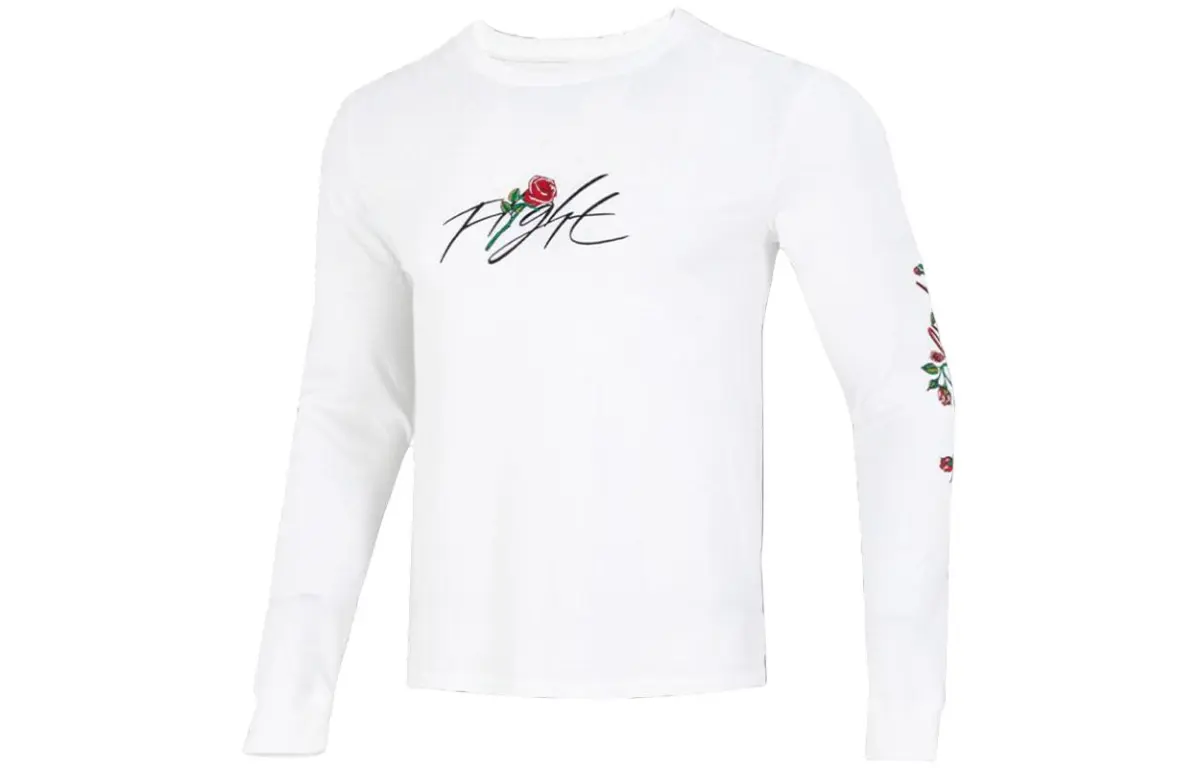 Jordan Sweatshirts Men's White Crew Neck Moderate Regular