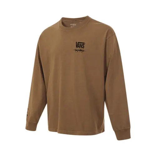 Vans MTE Goshawk LS Tee T Shirt Men's Brown