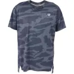 New Balance Majica T Shirts Men's Gray Crew Neck Moderate Straight Fit