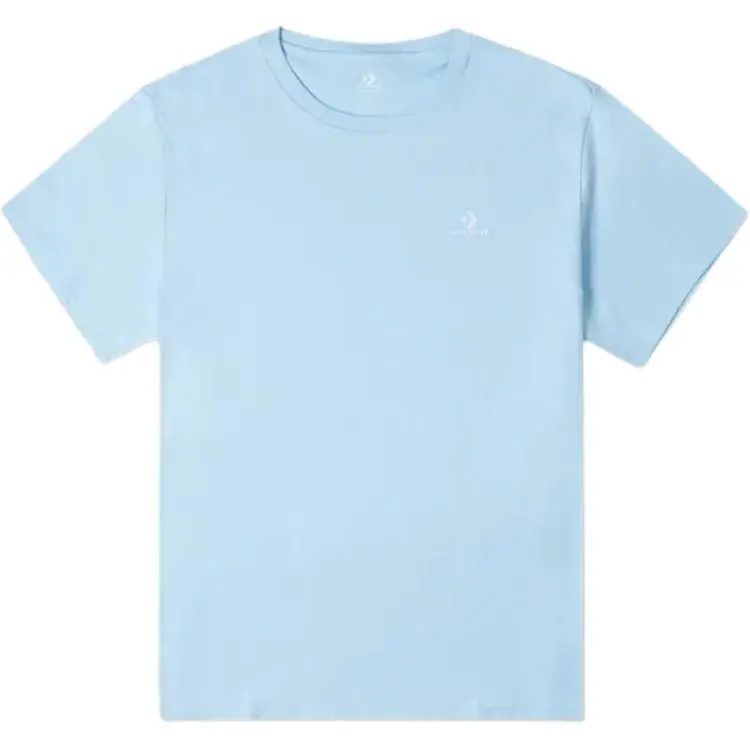 Converse T-Shirts Unisex Blue Crew Neck Moderate