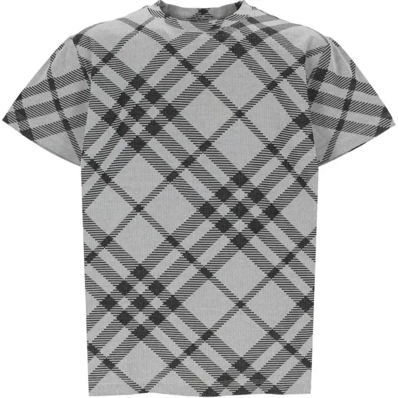 Burberry checked crew-neck T-shirt