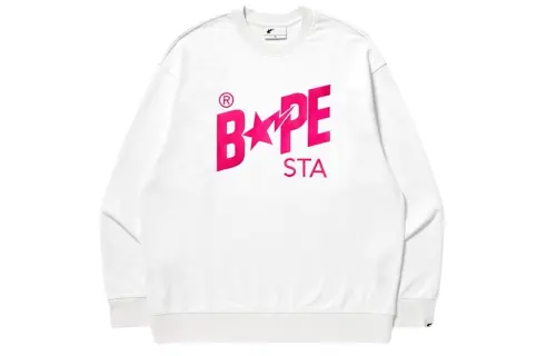 A BATHING APE Sweatshirts Men's Crew Neck Moderate Regular