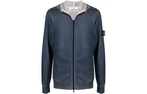 STONE ISLAND Sweatshirts Men's Marine Blue Hooded Moderate