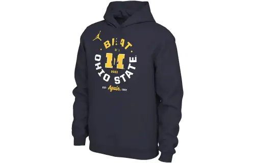 JORDAN Michigan Men's Nike College Hoodie