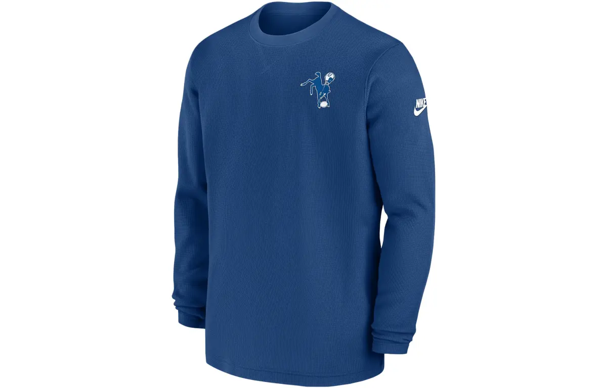 Nike Indianapolis Colts Alt Legend Small Logo Men's Nike Dri-FIT Nfl Long-Sleeve T-Shirt