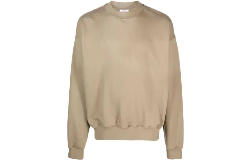 OFF WHITE Sweatshirts Men's Sandy Beige Crew Neck Moderate Regular