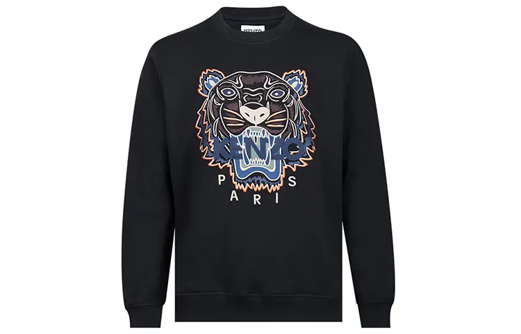 KENZO Classic Tiger Head Sweatshirt Men's Black