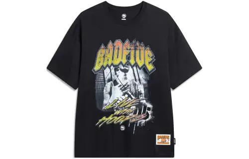 Li Ning BADFIVE T Shirt Men's Black
