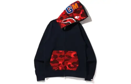 Bape Color Camo Shark Full Zip Hoodie