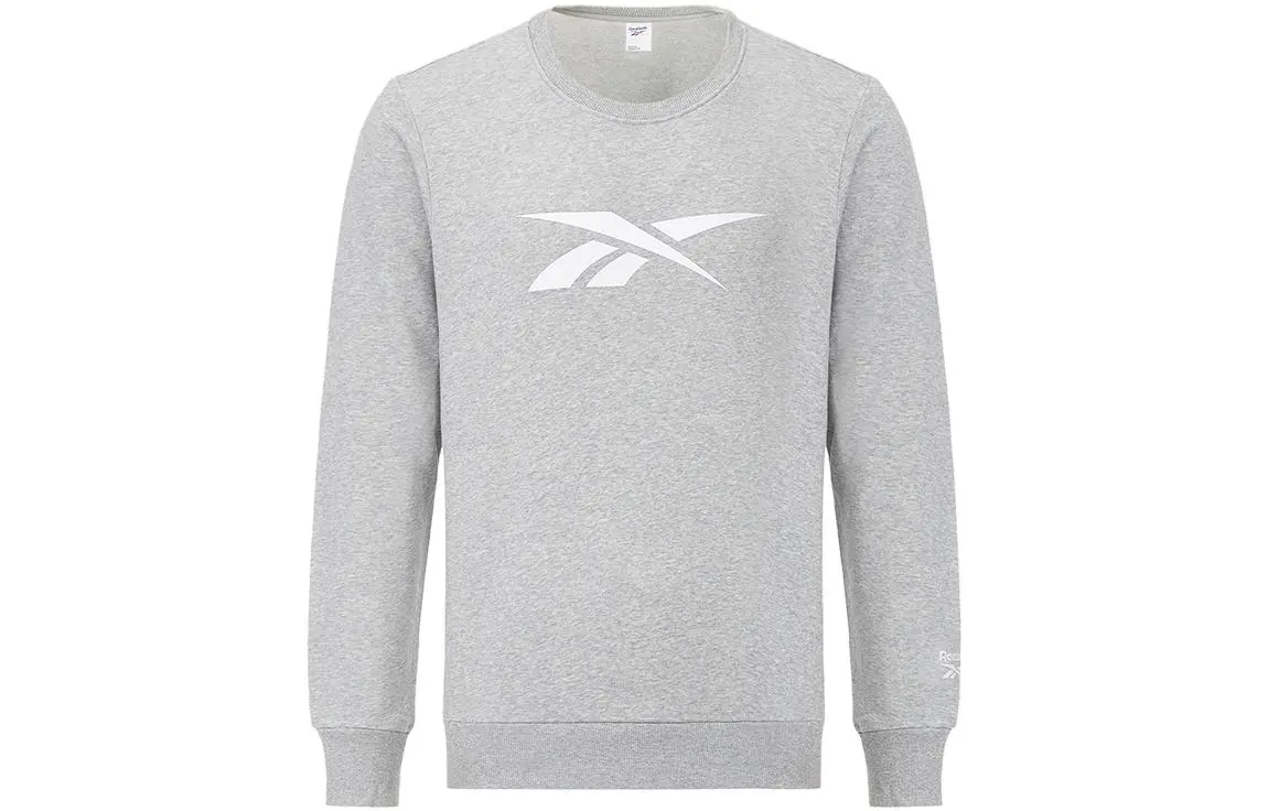 Reebok Sweatshirts Men's Gray Crew Neck Moderate