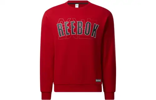 Reebok CNY Collection Sweatshirts Unisex Red Crew Neck Moderate Regular