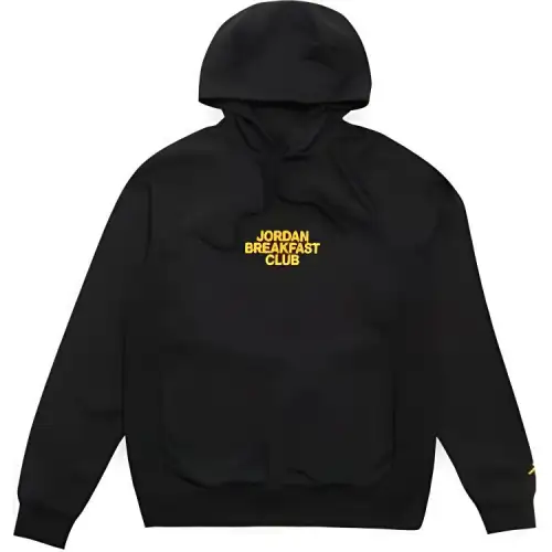 Jordan Sweatshirts Men's Black Hooded Moderate Regular