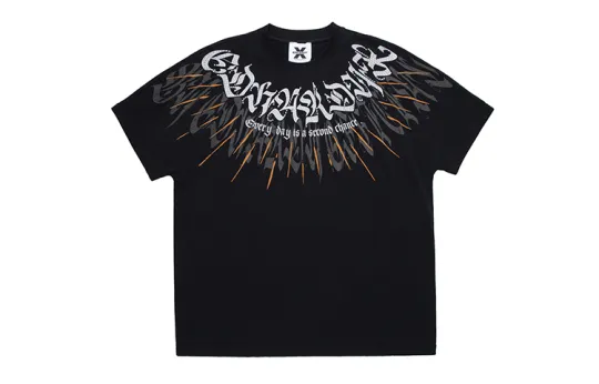 ED HARDY X T Shirts Unisex Crew Neck Moderate Straight Fit