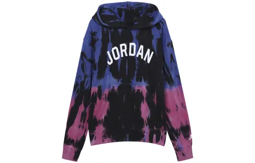 Jordan Sweatshirts Unisex Medium Blue Hooded Moderate Regular