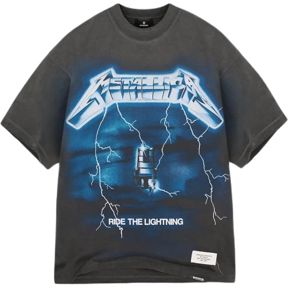 Represent x Metallica Ride The Lightning T-shirt