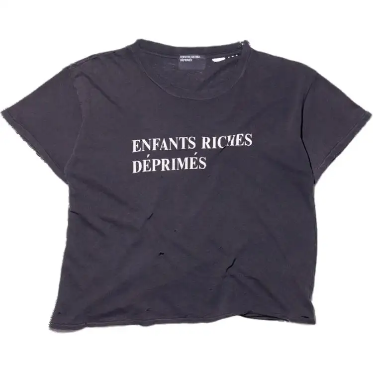ENFANTS RICHES DEPRIMES FW24 T Shirt Men's Sun Faded Black