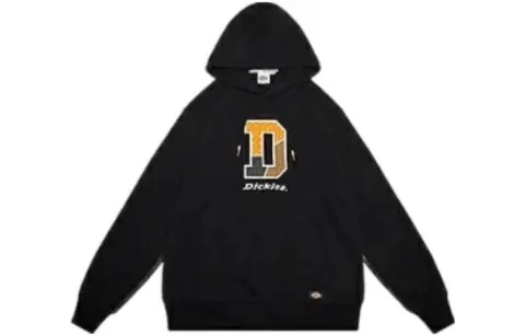 Dickies Sweatshirts Men's Black Hooded Moderate Regular