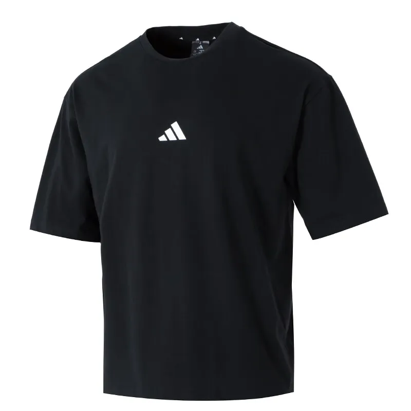 Adidas T-Shirts Men's Black Crew Neck Moderate