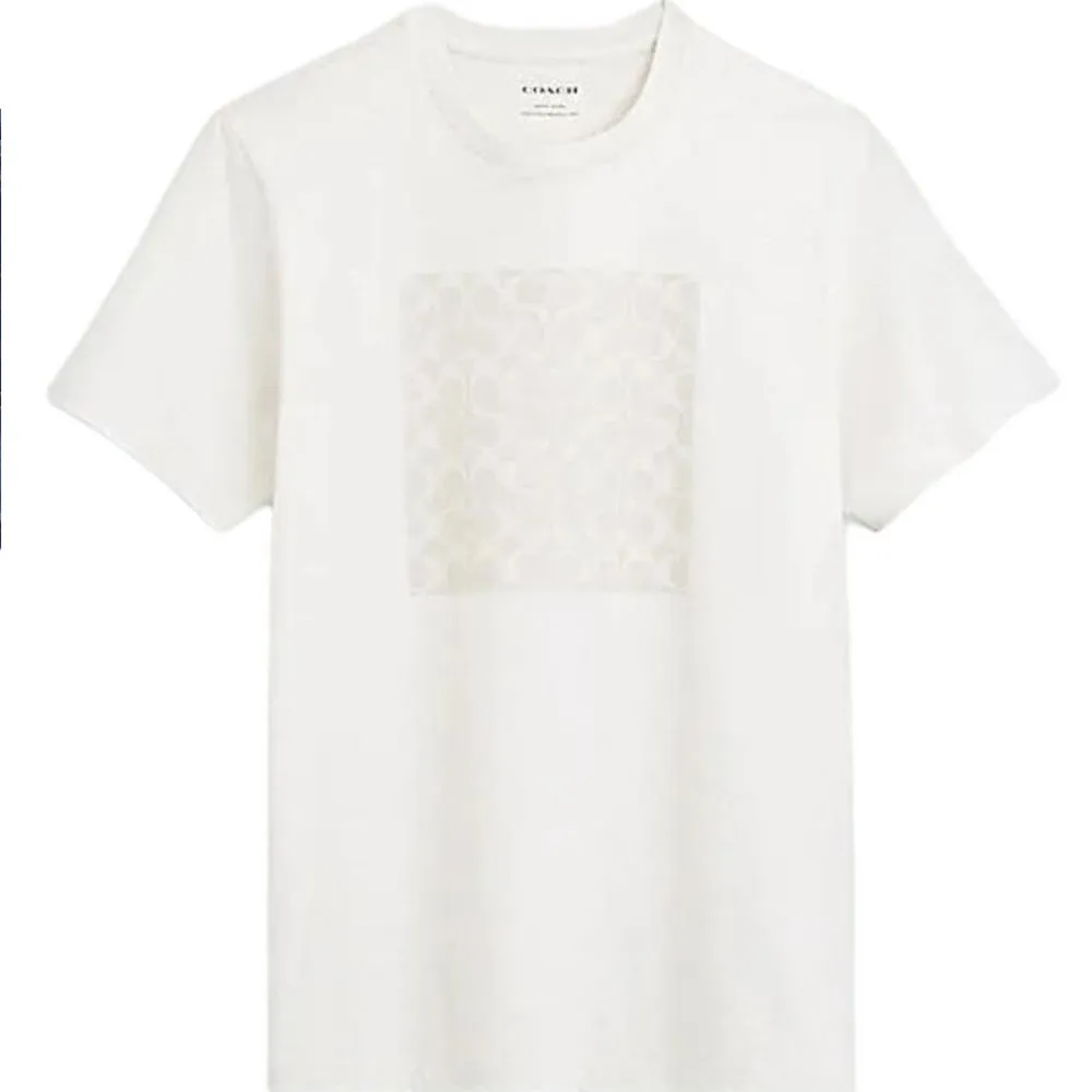 COACH SS24 T Shirt Men's Gray White