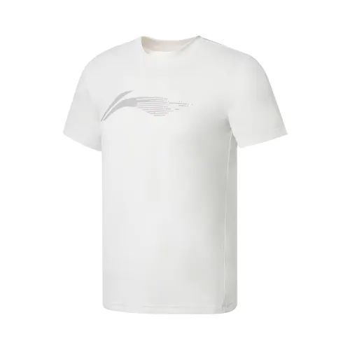 Li Ning Fitness Series T Shirt Men's Champagne White