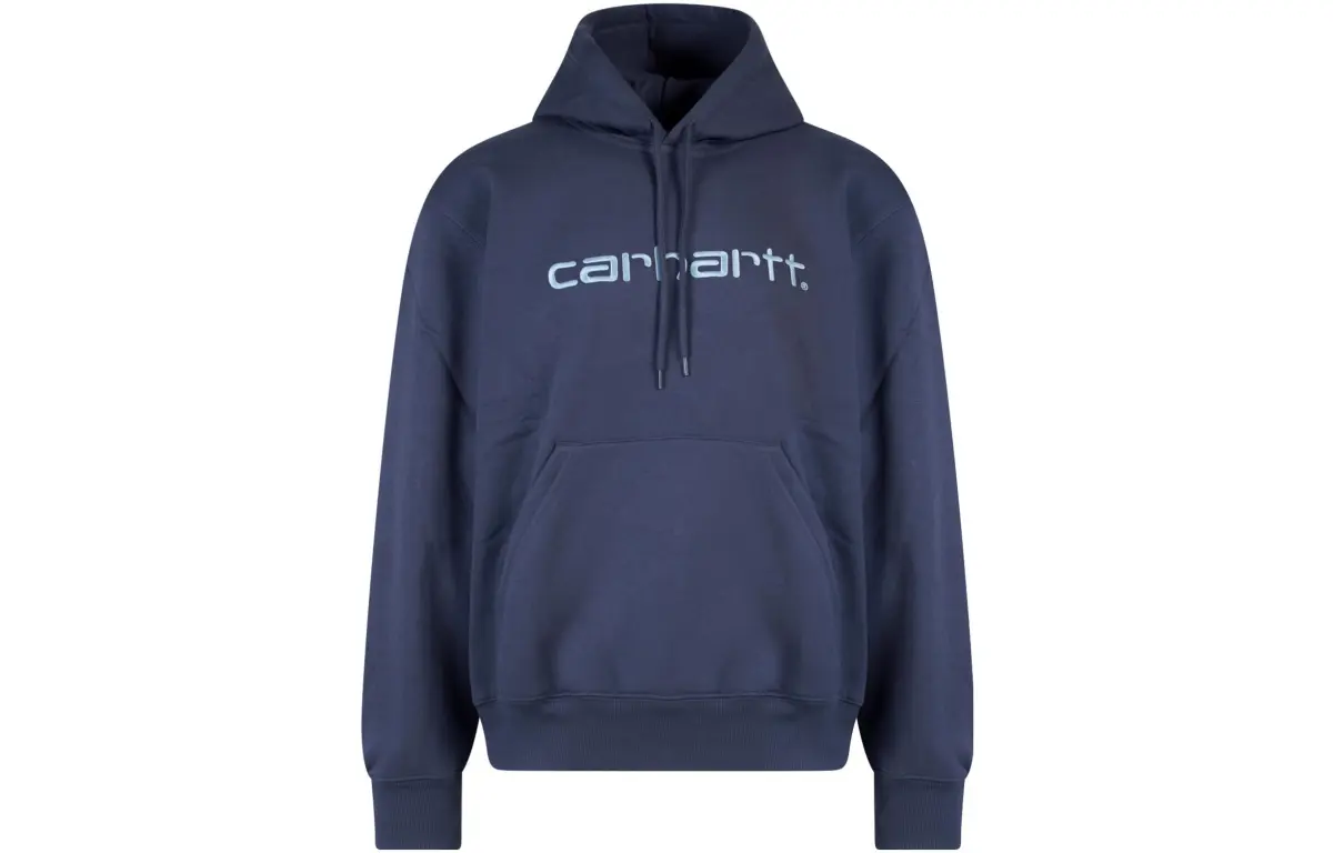 Carhartt WIP Sweatshirts Men's Blue Hooded Moderate Regular