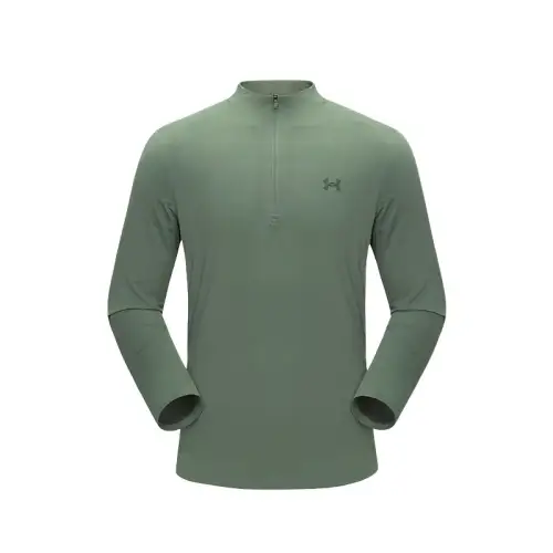 Under Armour SS25 T Shirt Men's Lead Gray Green