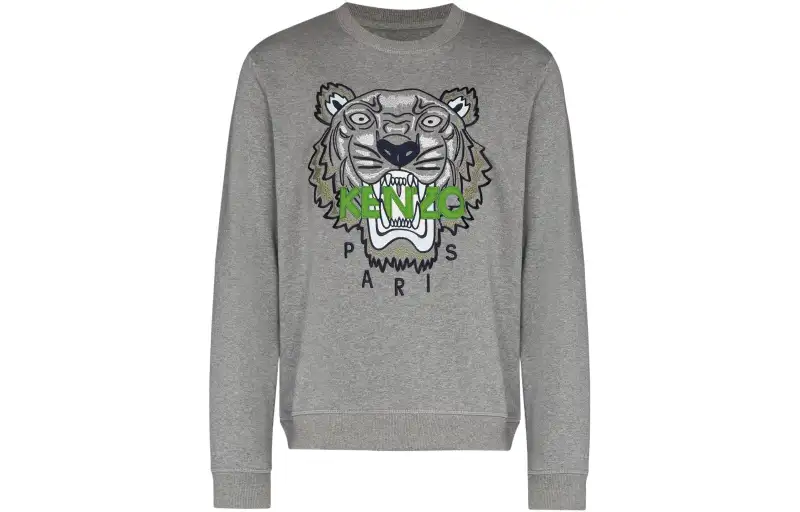 KENZO Tiger Embroidered Crewneck Sweatshirt