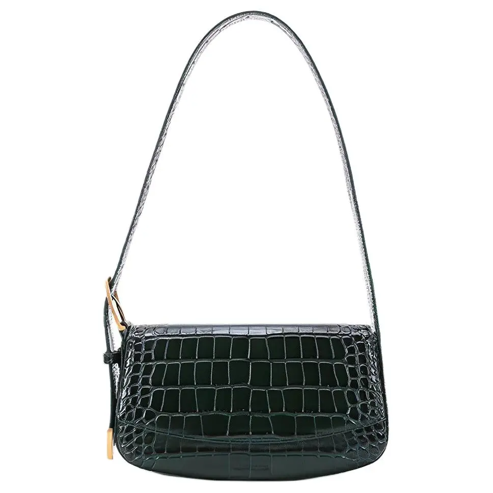 Balenciaga Cow Leather Handbag, Shoulder Bag Regular Women's Dark Green
