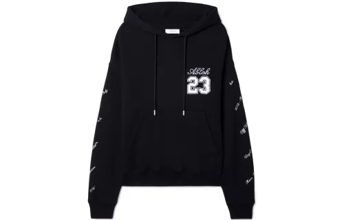 OFF WHITE FW23 Sweatshirt Loose Fit Unisex Black