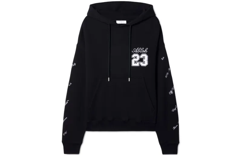 OFF WHITE FW23 Sweatshirt Loose Fit Unisex Black