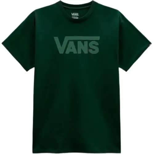 Vans T Shirts Men's Green Crew Neck