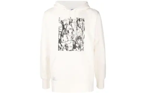 Vans X Javier Calleja Sweatshirts Men's White Hooded Moderate Regular