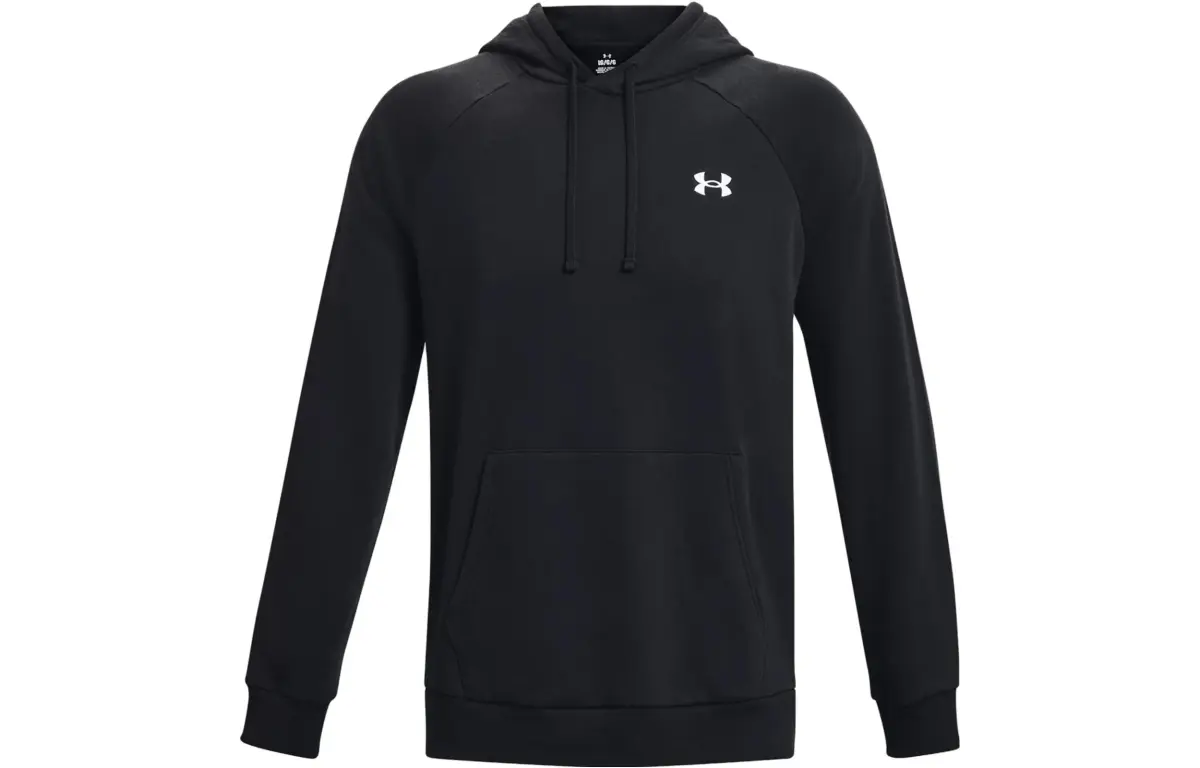 Under Armour Rival Solid Color Fleece Comfortable Minimalist Casual Hooded Pullover Fleece Lined Sportswear Sweatshirt