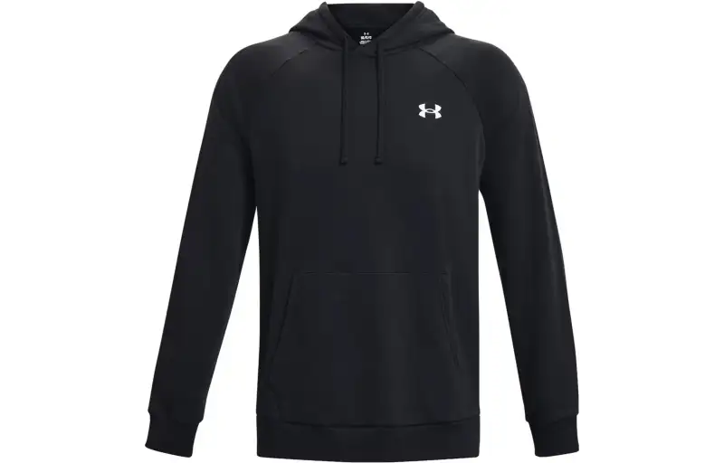 Under Armour Rival Solid Color Fleece Comfortable Minimalist Casual Hooded Pullover Fleece Lined Sportswear Sweatshirt