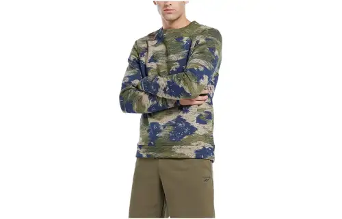 Reebok Identity Modern Sweatshirt Men's Camouflage Green