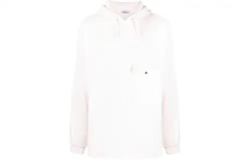 STONE ISLAND Sweatshirts Men's Light Pink Hooded Moderate Regular