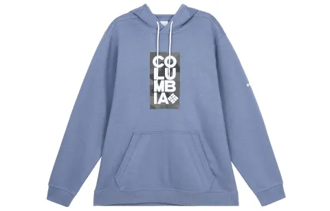 Columbia Sweatshirts Men's Light Blue Hooded Thickened Regular