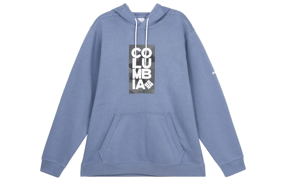 Columbia Sweatshirts Men's Light Blue Hooded Thickened Regular