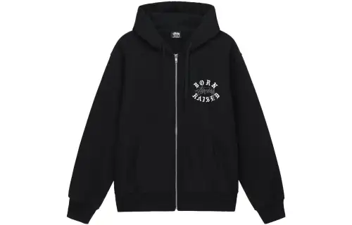 Stussy Born X Raised Logo Zip Hoodie