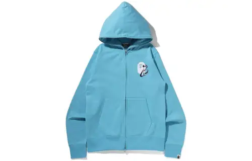 Bape Marble Camo Liquid College Full Zip Hoodie