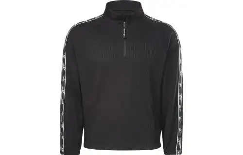 Reebok Sweatshirts Men's Black Stand Collar Moderate Regular