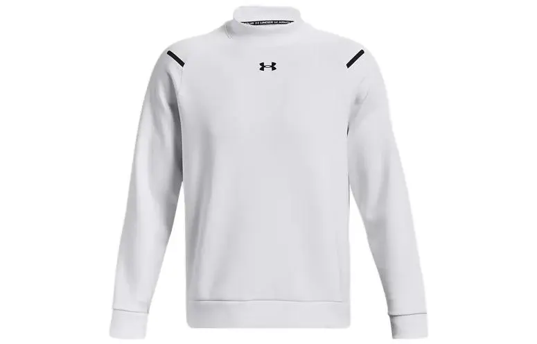 Under Armour Solid Color Sweatshirt Men's White