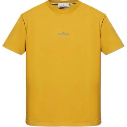 STONE ISLAND Logo Printed Crewneck T-Shirt