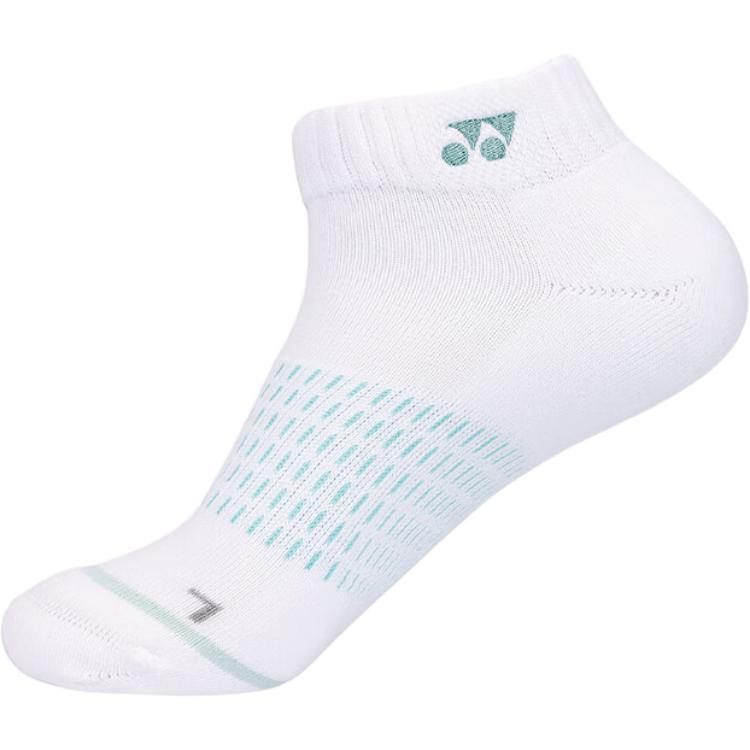 YONEX Badminton Socks Women’s 1 Pack White/Turquoise
