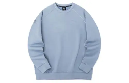 ANTA Variety Training Collection Sweatshirts Unisex Gray Blue Crew Neck Thickened Regular