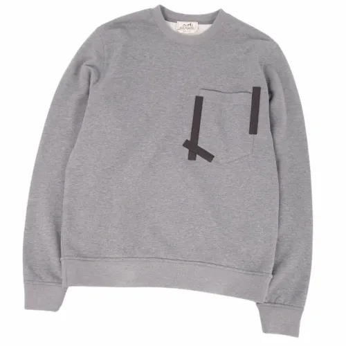 HERMES FW23 Sweatshirt Men's Gray