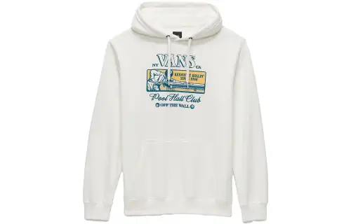 Vans Pool Hall Sweatshirts Unisex White Hooded Moderate Other