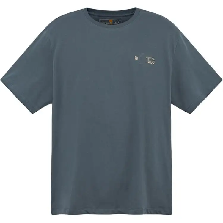 Timberland SS25 T Shirt Unisex Rock Cyan