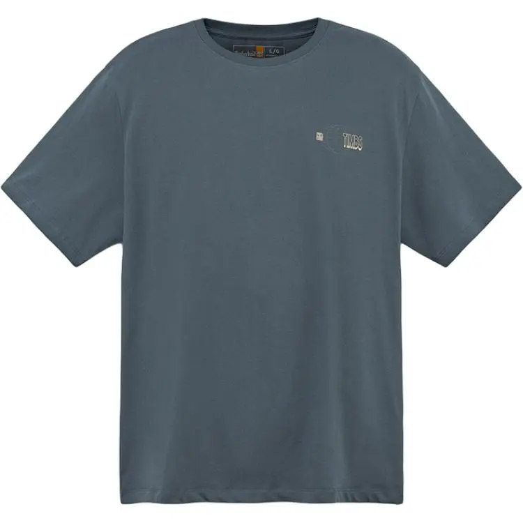 Timberland SS25 T Shirt Unisex Rock Cyan